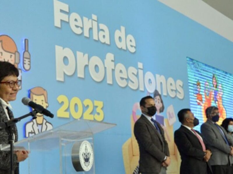 Lilia Cedillo Ramírez inaugura Feria de Profesiones 2023