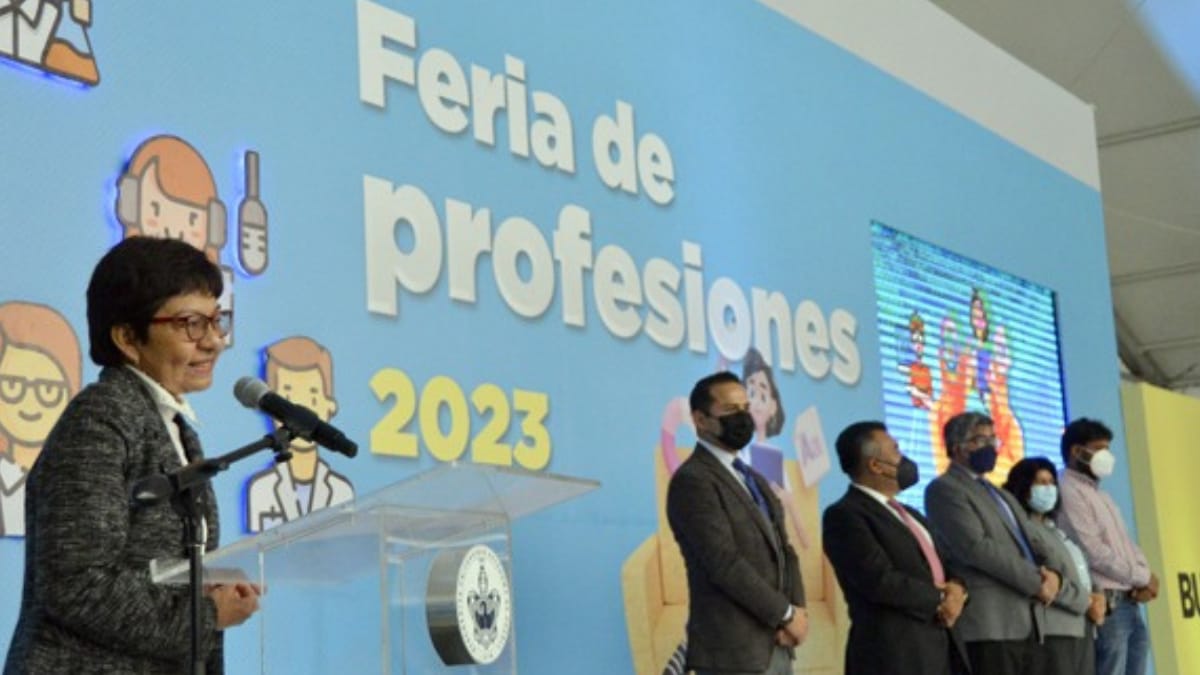 Lilia Cedillo Ramírez inaugura Feria de Profesiones 2023