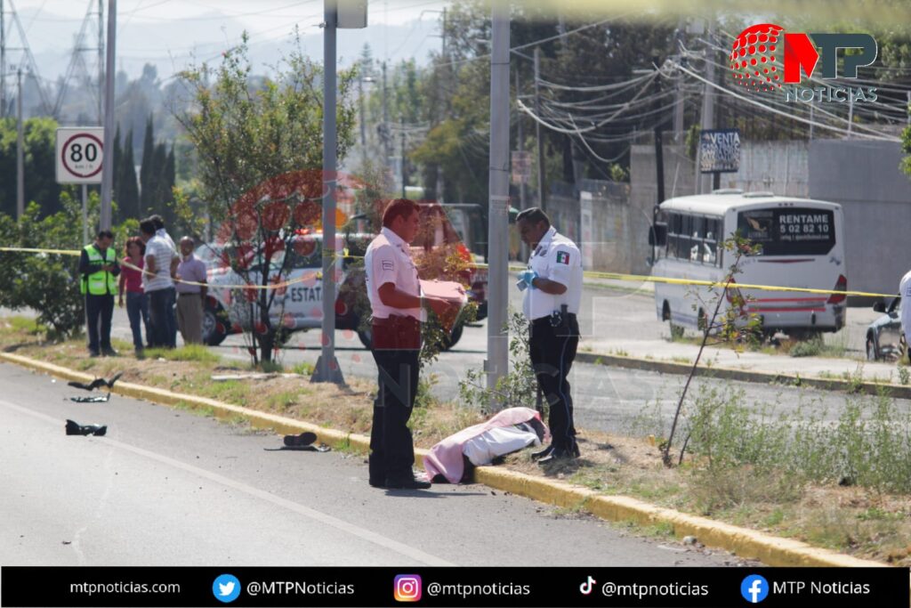 Policía atiende a atropellados en Vía Recreativa Cholula