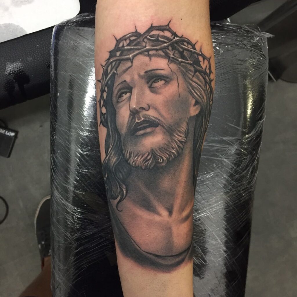 Tatuaje de Cristo