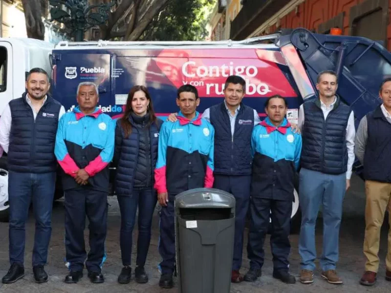 Amplían recolección de basura los domingos en Centro Hitórico de Puebla