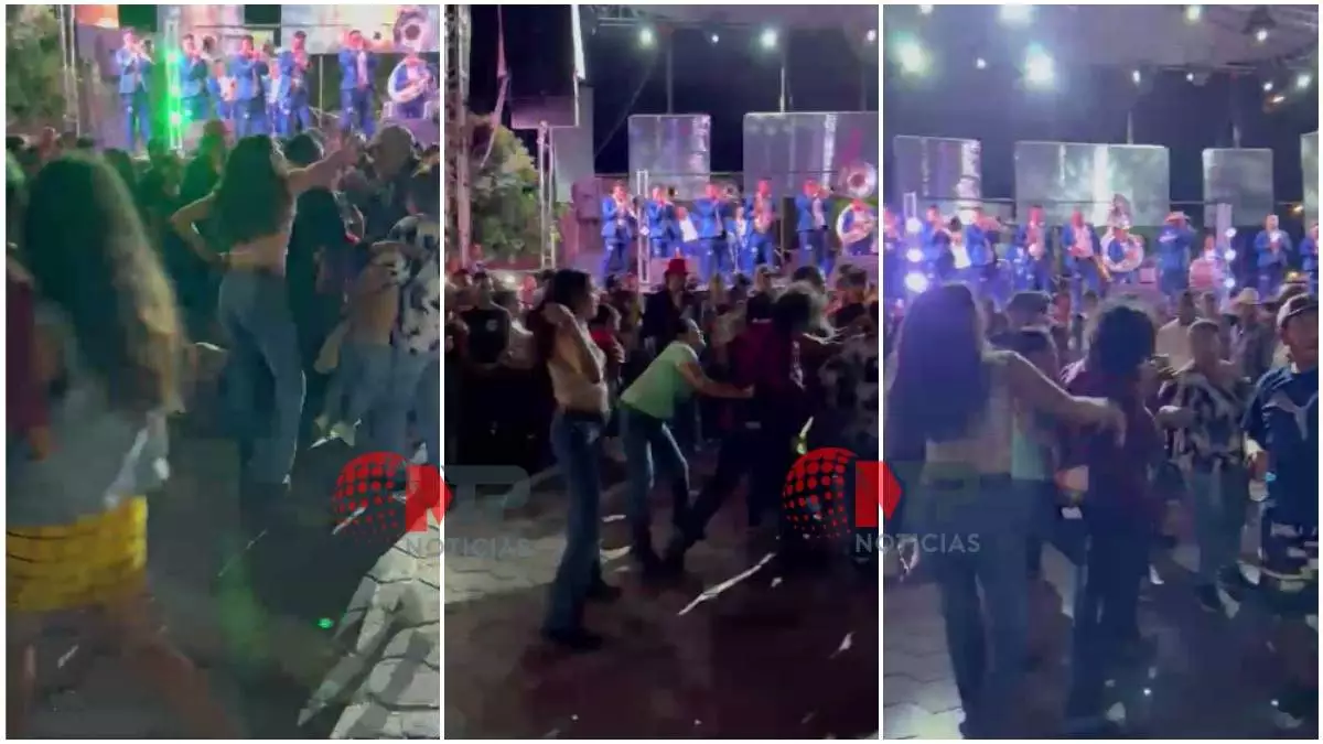 Baile comunitario termina en golpes en Izúcar de Matamoros, policías nunca llegaron