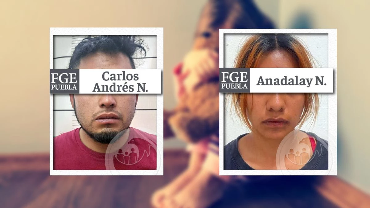Carlos abusó sexulmente de la hija de su pareja Anadalay, ambos fueron detenidos en Puebla
