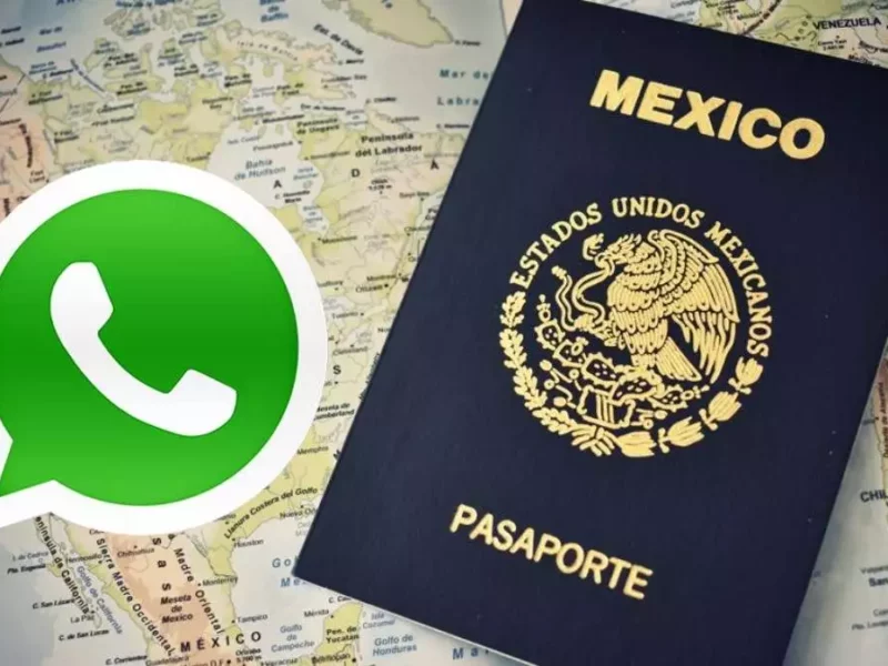 ¿Quieres una cita para tramitar tu pasaporte?, ya lo puedes hacer a través de WhatsApp