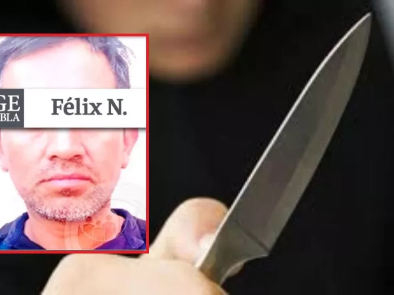 Detienen a Félix por agredir con un cuchillo a un policía en Ciudad Serdán