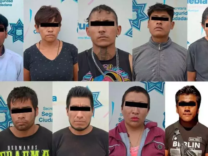 Detienen a 'Los Divinos', banda dedicada al robo de vehículo en Puebla
