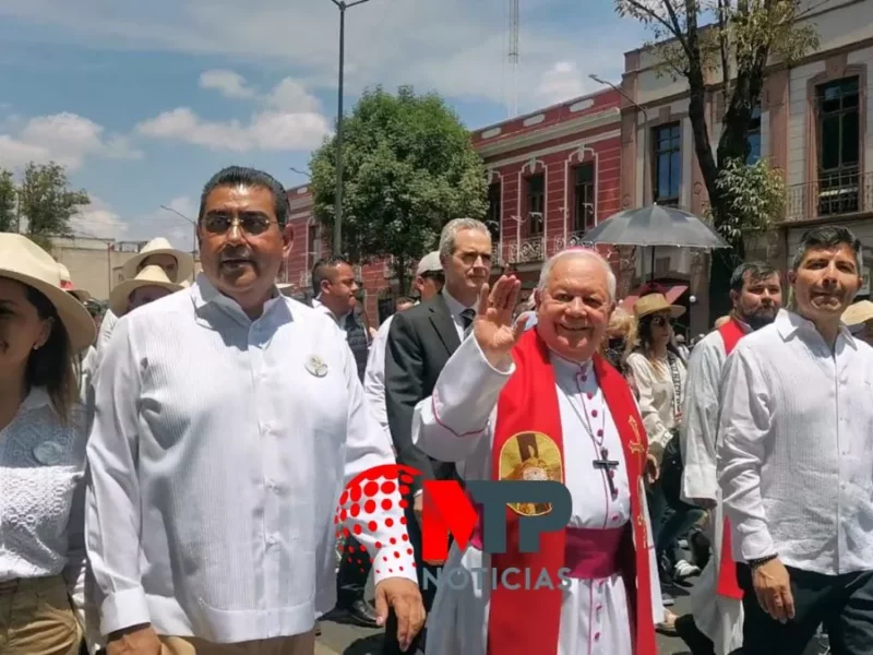 Sergio SalomoN Eduardo Rivera en procesión de Viernes Santo