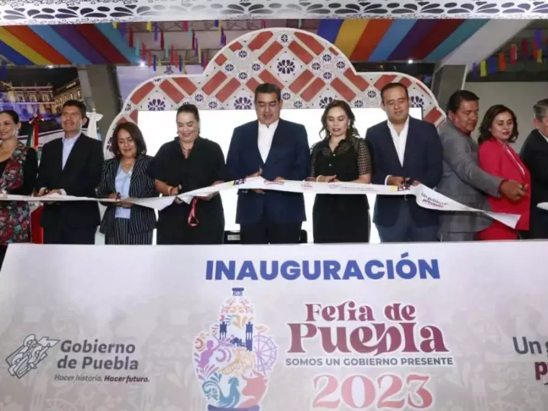 "¡Es la feria de todos y todas!": Sergio Salomón al inaugurar Feria de Puebla 2023