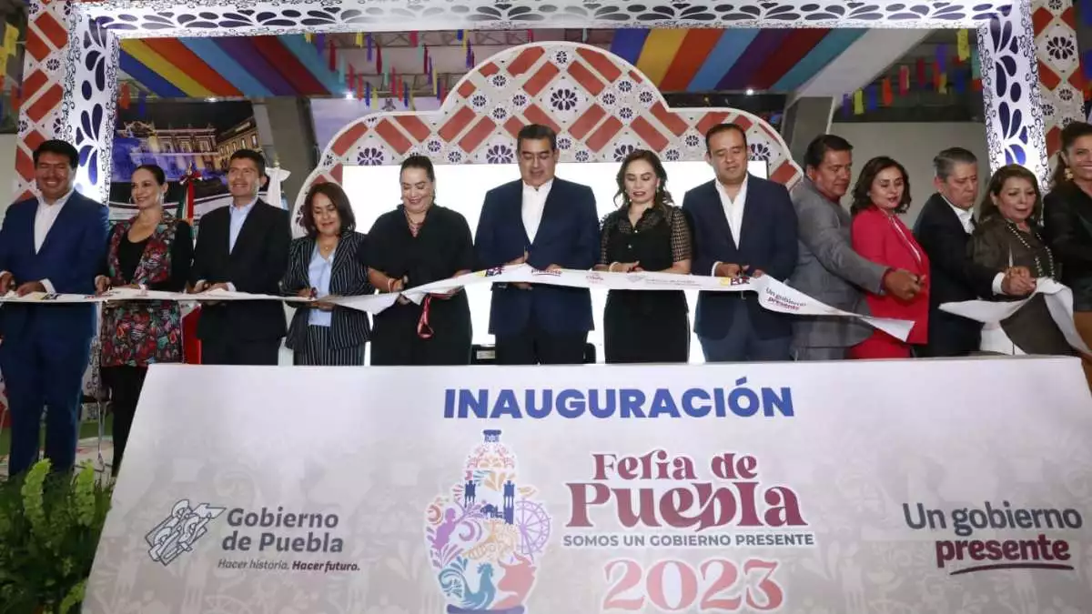 "¡Es la feria de todos y todas!": Sergio Salomón al inaugurar Feria de Puebla 2023