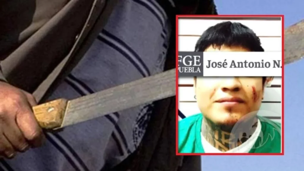 José Antonio asesinó a machetazos a su padre en Ajalpan, ya está detenido