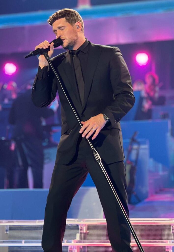 Michael Bublé, cantante canadiense.