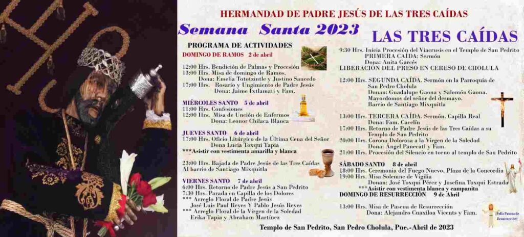 Procesiones de Viernes Santo en Puebla: horarios, recorridos y lugares