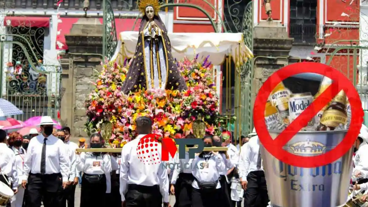Retiran puestos ambulantes por venta de alcohol durante Viernes Santo en Puebla