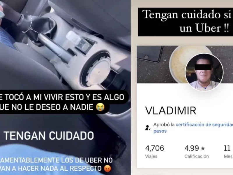 Chofer de UBER se masturba frente pasajera en Puebla