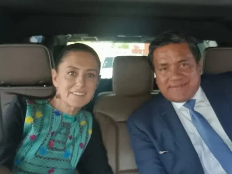 Claudia Sheinbaum no suspenderá gira en Puebla, por caída de ceniza del Popocatépetl