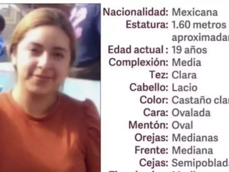 Erika desapareció en Aljojuca, Puebla