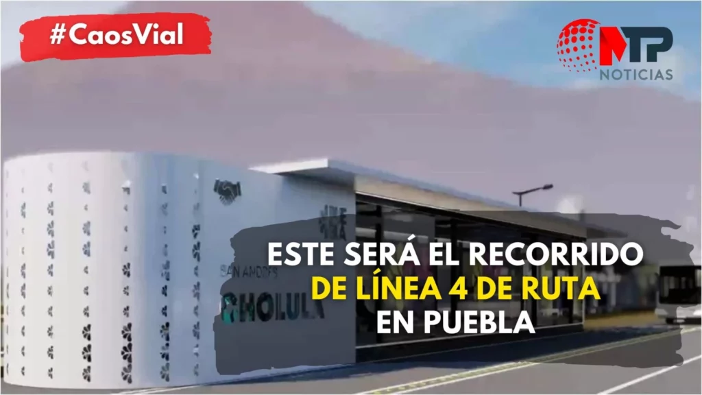 Este será el recorrido de línea 4 de RUTA en Puebla