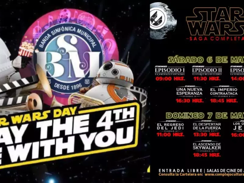 Fan de La Guerra de las Galaxias Así celebran la BUAP y el IMACP el Star Wars Day, es gratis