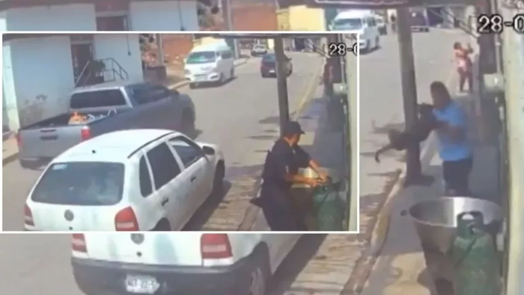 Así fue como un hombre lanza a un perro en aceite hirviendo