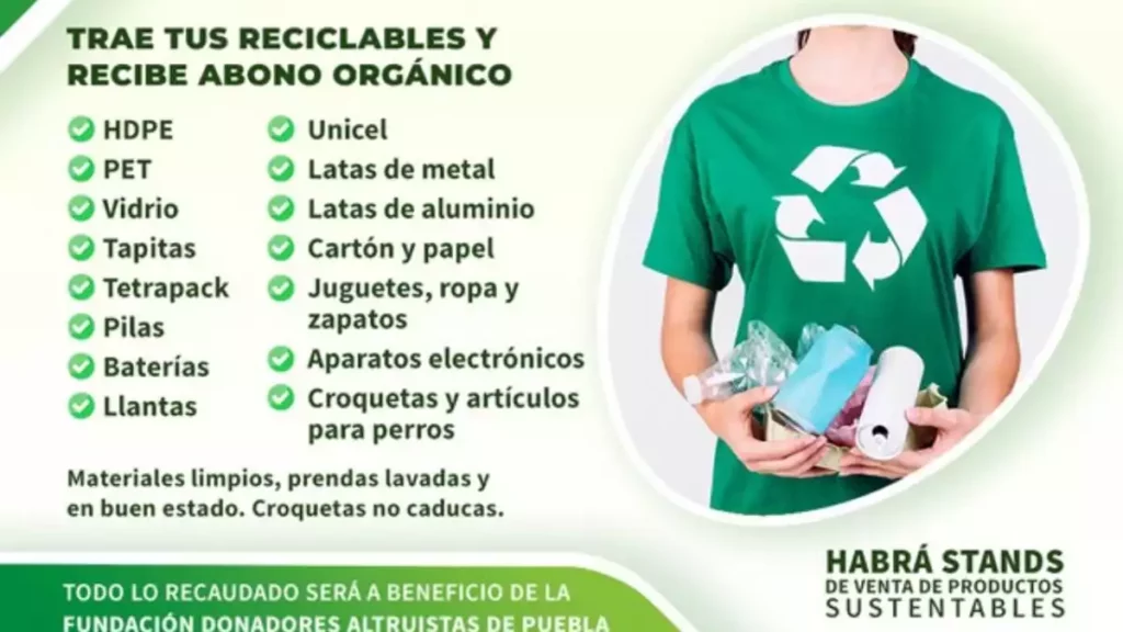 Reciclatón BUAP 2023 trae tus reciclables y recibe abono orgánico para plantas