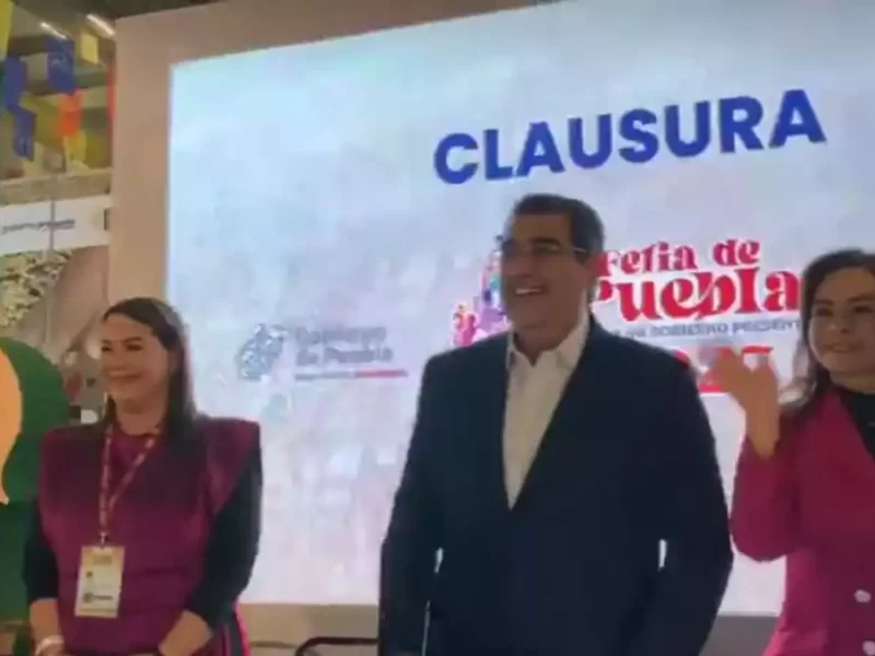 Sergio Salomón clausura Feria de Puebla 2023