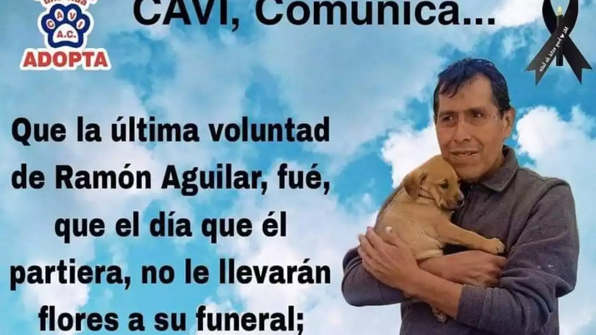 Un funeral con croquetas y no flores la última voluntad de animalista en Puebla