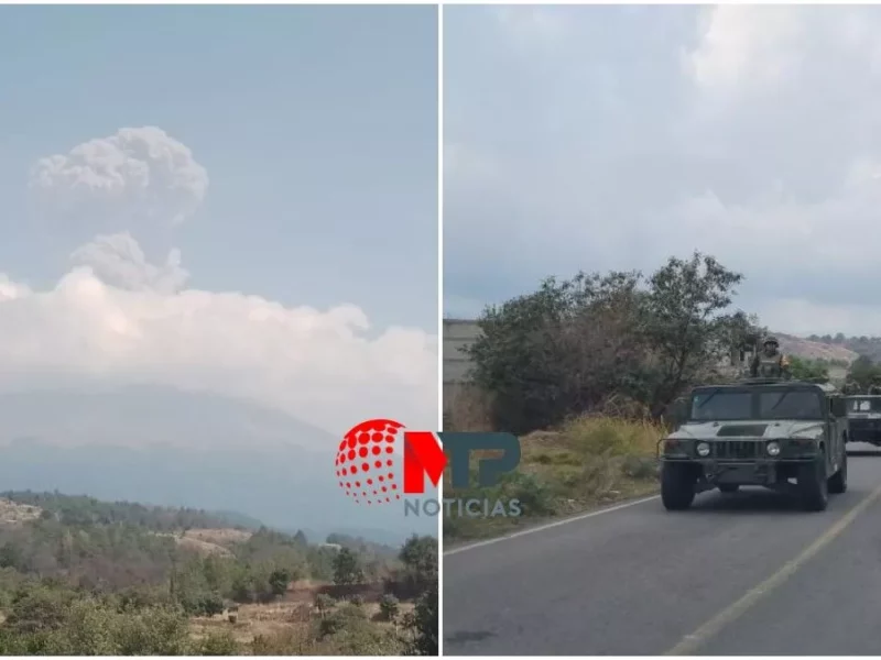 Alerta por volcán Popocatépetl: se preparan con albergue en Cholula en caso de erupción