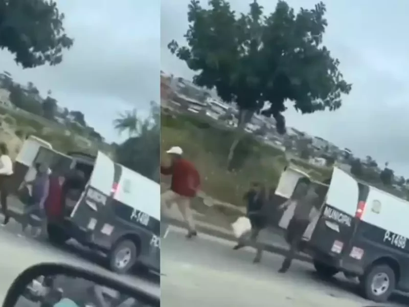VIDEO: detenidos escapan de la policía en Tijuana