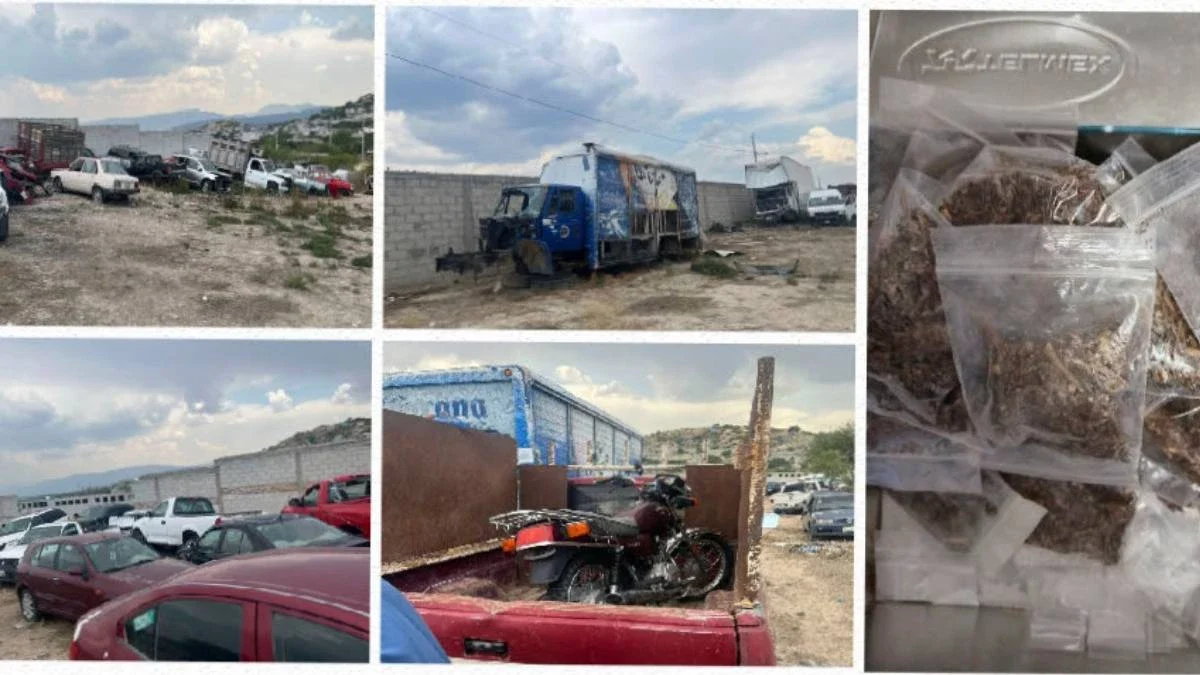 Decomisan droga y autos con reporte de robo tras cateo en Tehuacán, Puebla