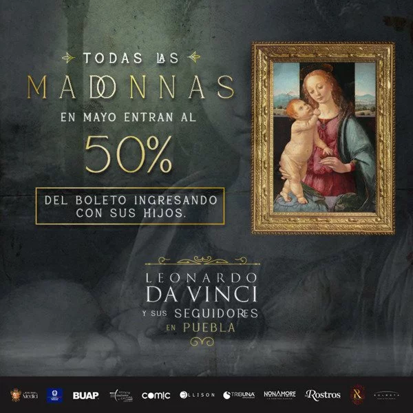 Da Vinci y sus seguidores, descuento Madonnas