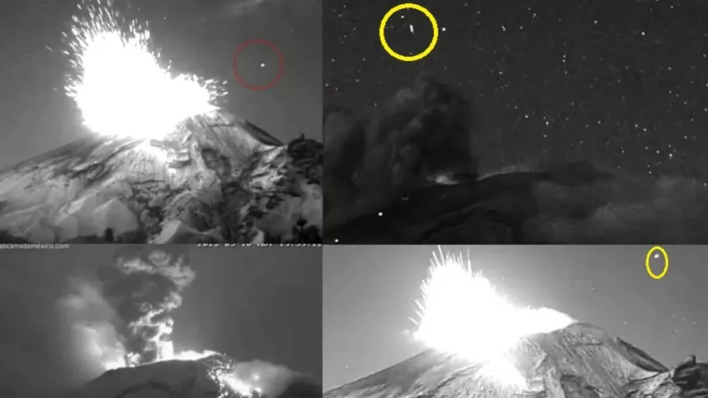 Jaime Maussan ve intenso movimiento de Ovnis en el Popocatépetl, tras explosiones