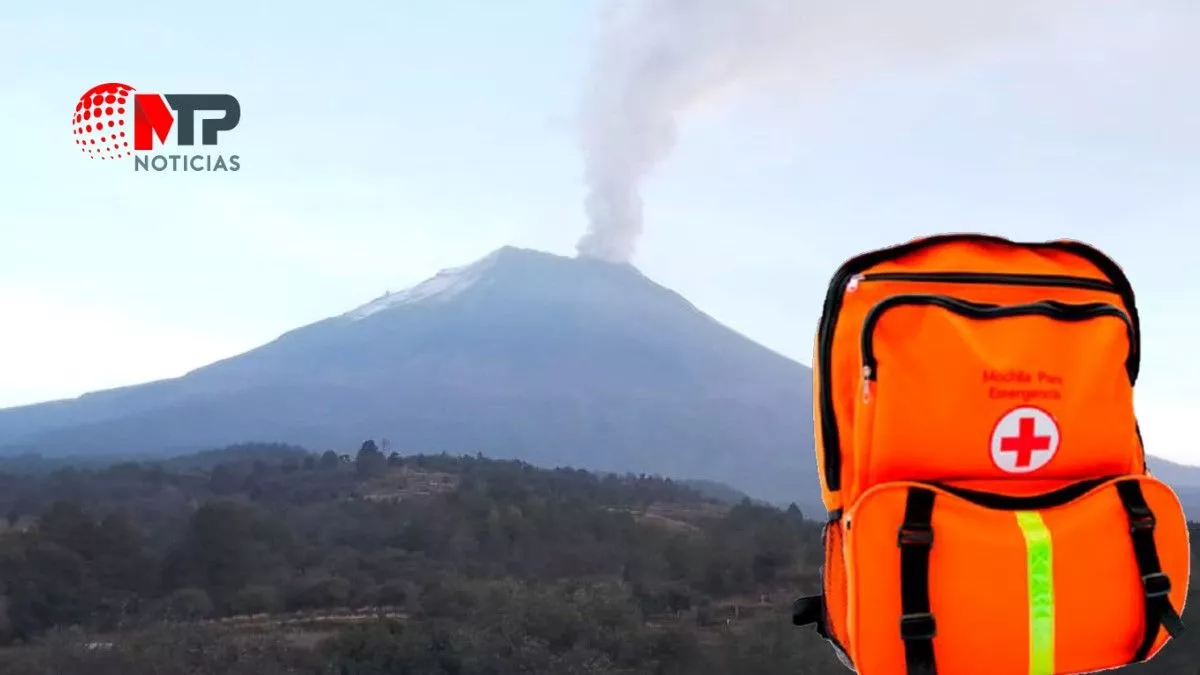 Kit de emergencia en caso de explosión del Popocatépetl: así puedes armarlo