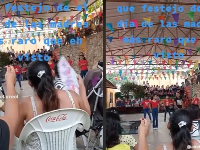 Niñas bailan 'TQG' de Karol G y Shakira en festival por Día de las Madres