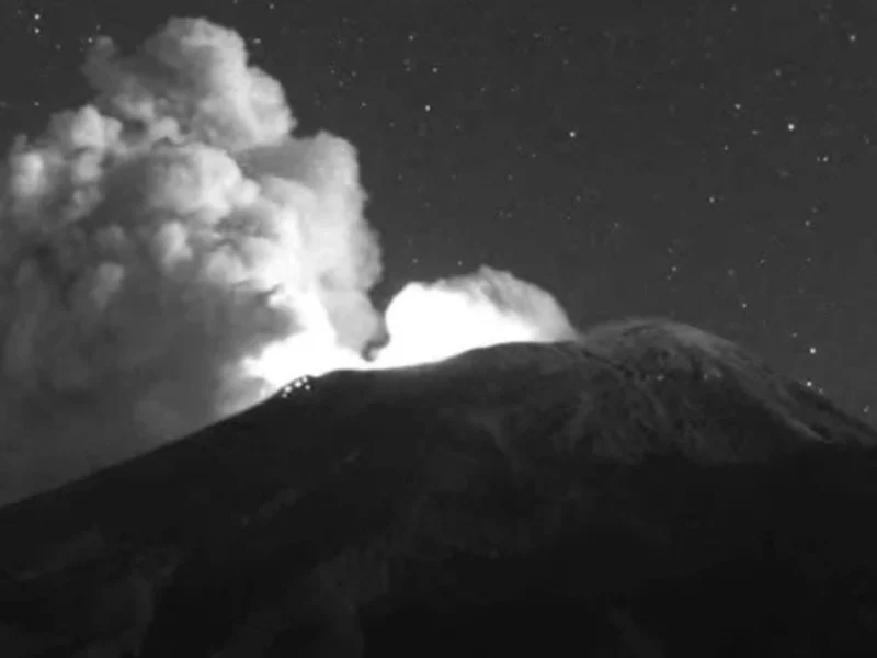 Volcán Popocatépetl sigue arrojando ceniza: caerá en estas 5 regiones de Puebla