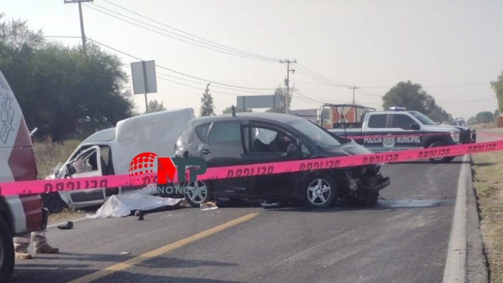Accidente vial en Yehualtepec, Puebla.