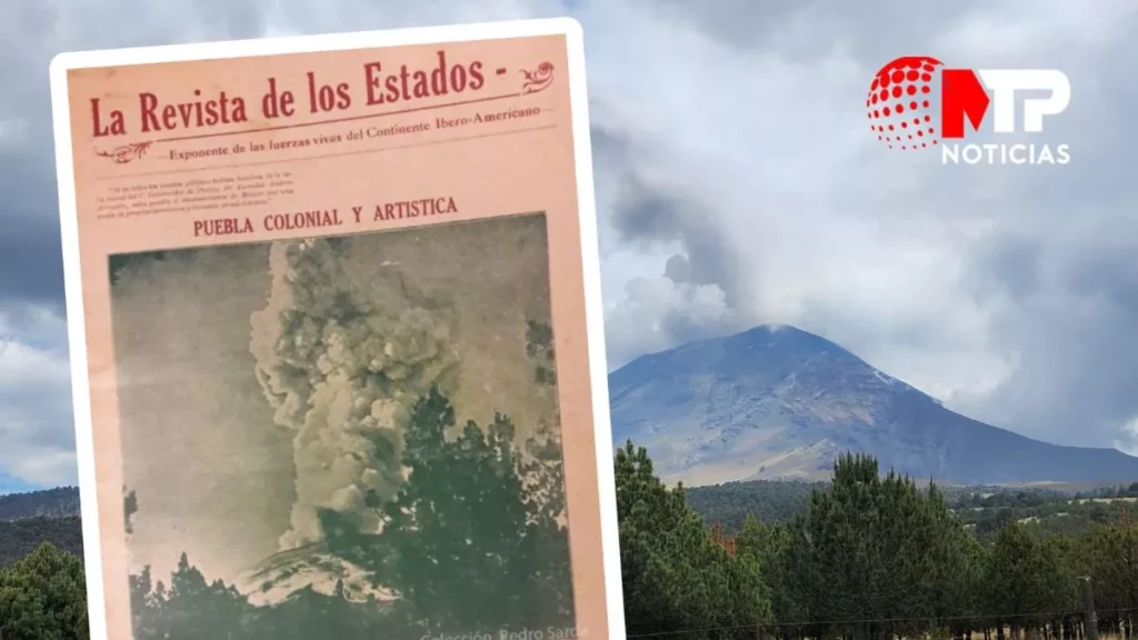 Popocatépetl: en 1929 así se veía el volcán, después de una erupción