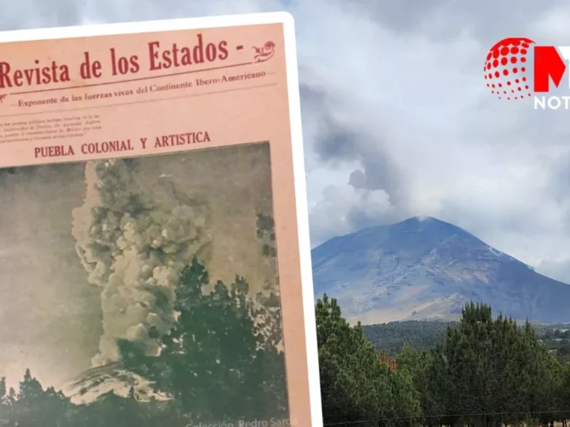 Popocatépetl: en 1929 así se veía el volcán, después de una erupción