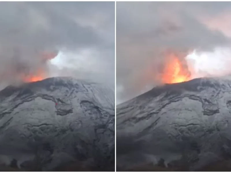 ¡Volcán Popocatépetl sigue activo! Registró explosiones con lava, gases y ceniza