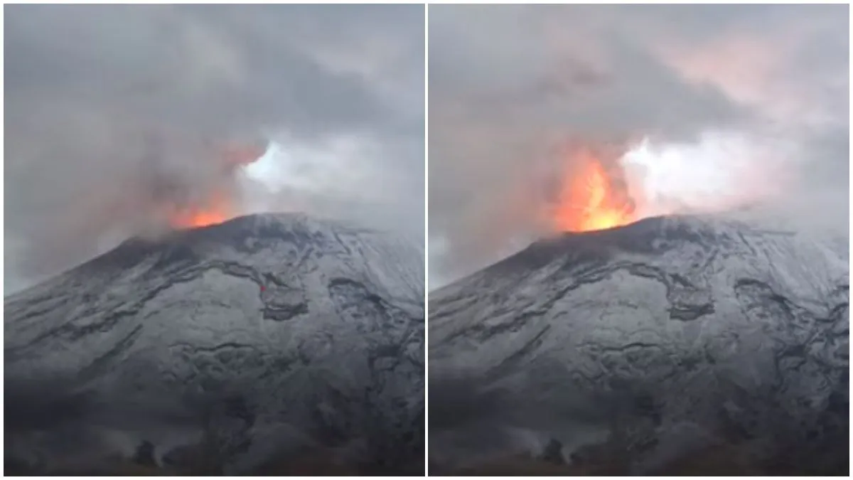 ¡Volcán Popocatépetl sigue activo! Registró explosiones con lava, gases y ceniza