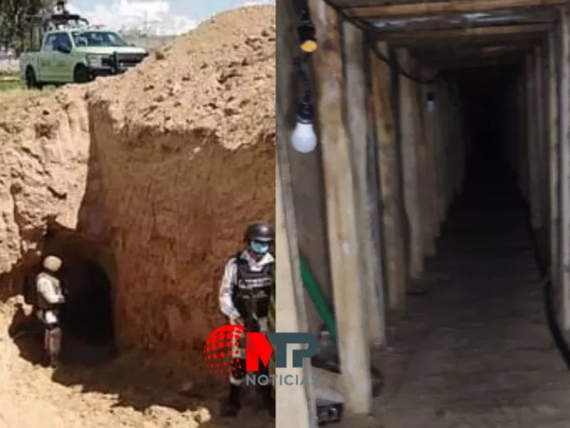 Los 13 túneles cavados por huachigaseros en Puebla