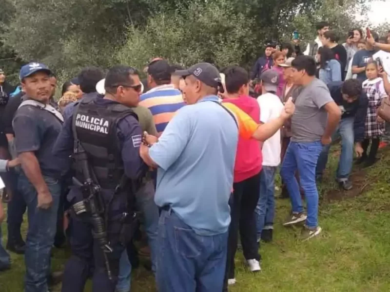 Amagan con linchar a dos presuntos ladrones en Texcalac, Tlaxcala