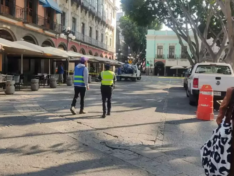 Cerrarán la calle de la Catedral de Puebla por obras