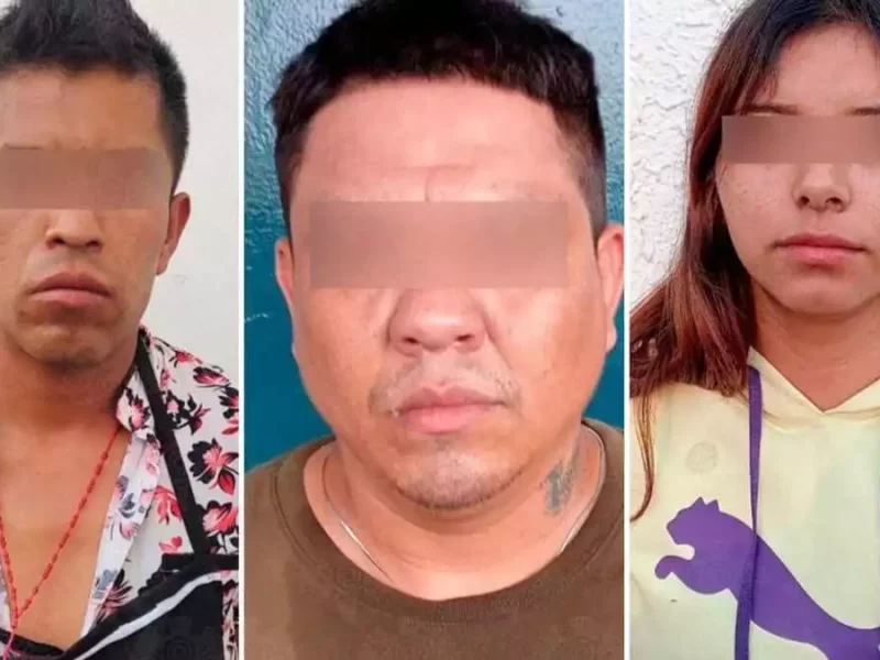 Detenidos tres presuntos narcomenudistas en Puebla