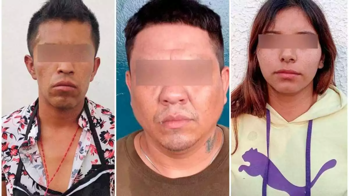 Detenidos tres presuntos narcomenudistas en Puebla