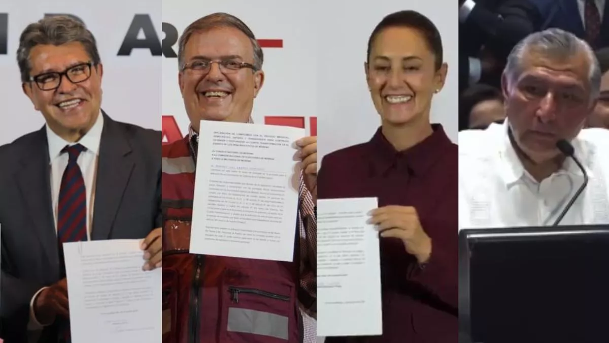 En sus marcas… Sheinbaum, Ebrard, Monreal y Adán Augusto inician carrera por candidatura