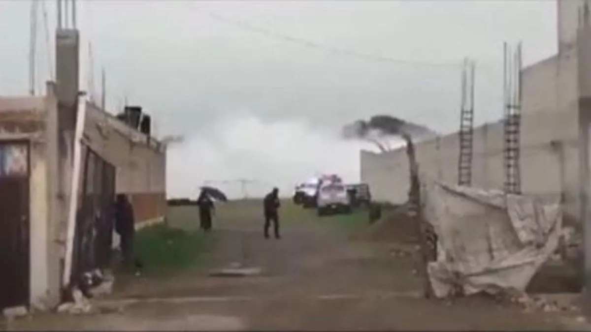 Evacuan a 30 personas de Tlaxcala por fuga