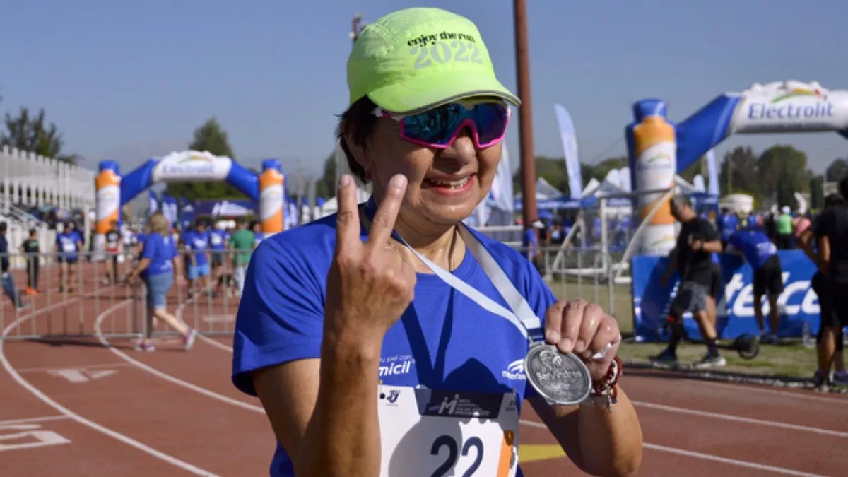Rectora Lilia Cedillo en el Medio Maratón de Cholula