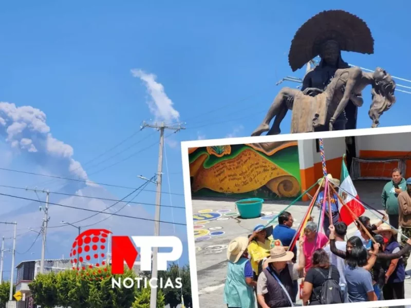 Pueblos cercanos al volcán piden perdón al Popocatépe