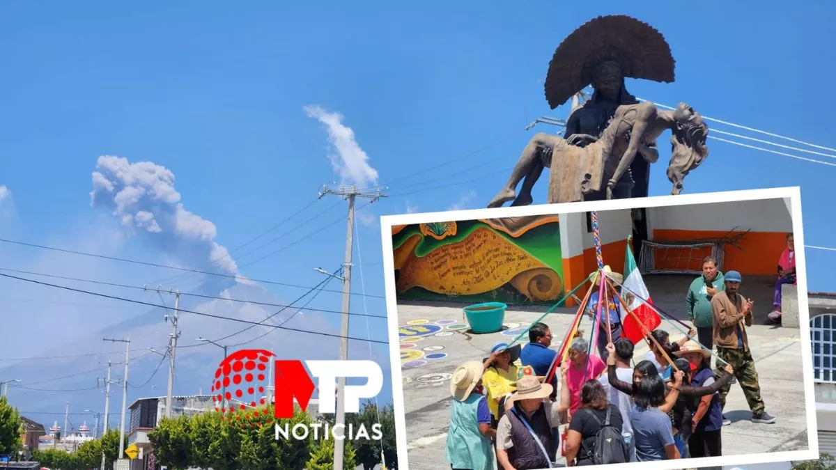 Pueblos cercanos al volcán piden perdón al Popocatépe