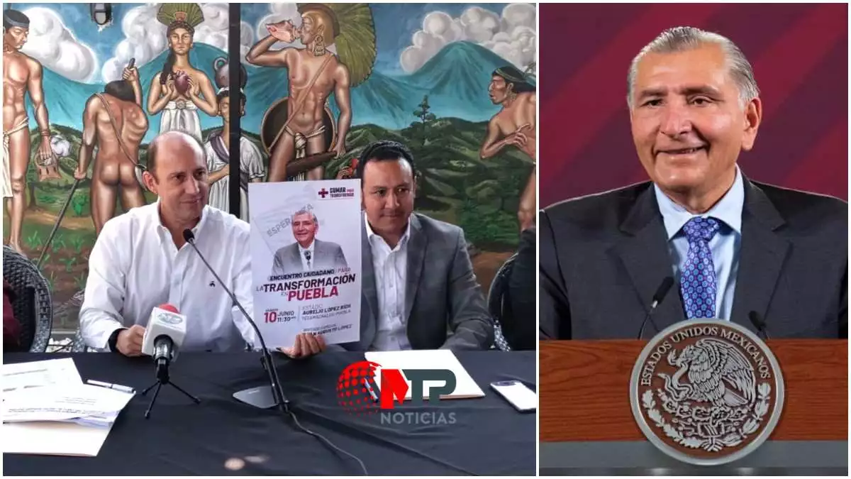 Adán Augusto en Puebla: equipo de Ignacio Mier le organiza evento en Tecamachalco